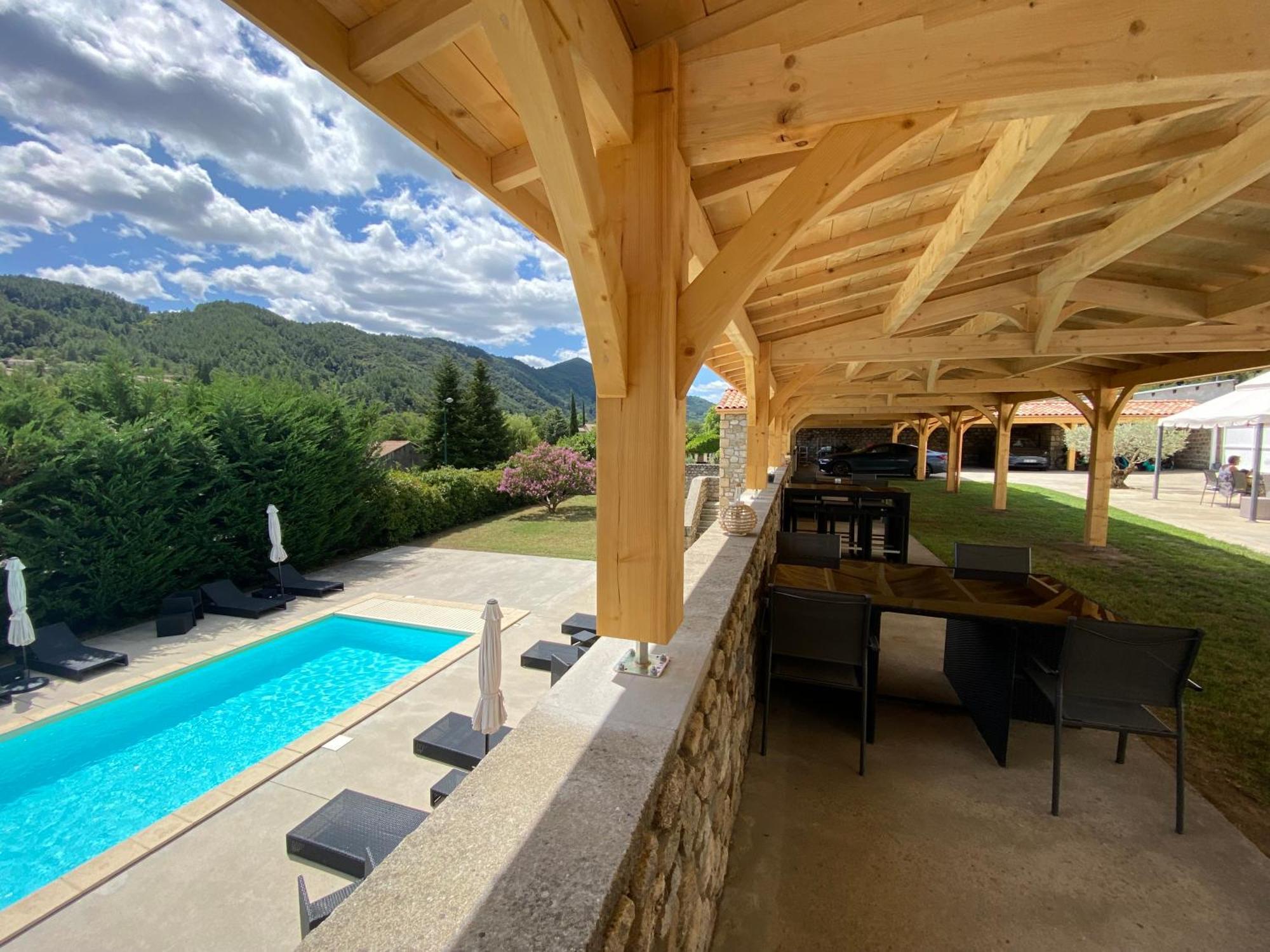 Domaine Les Buis Bed & Breakfast Saint-Fortunat-sur-Eyrieux Dış mekan fotoğraf